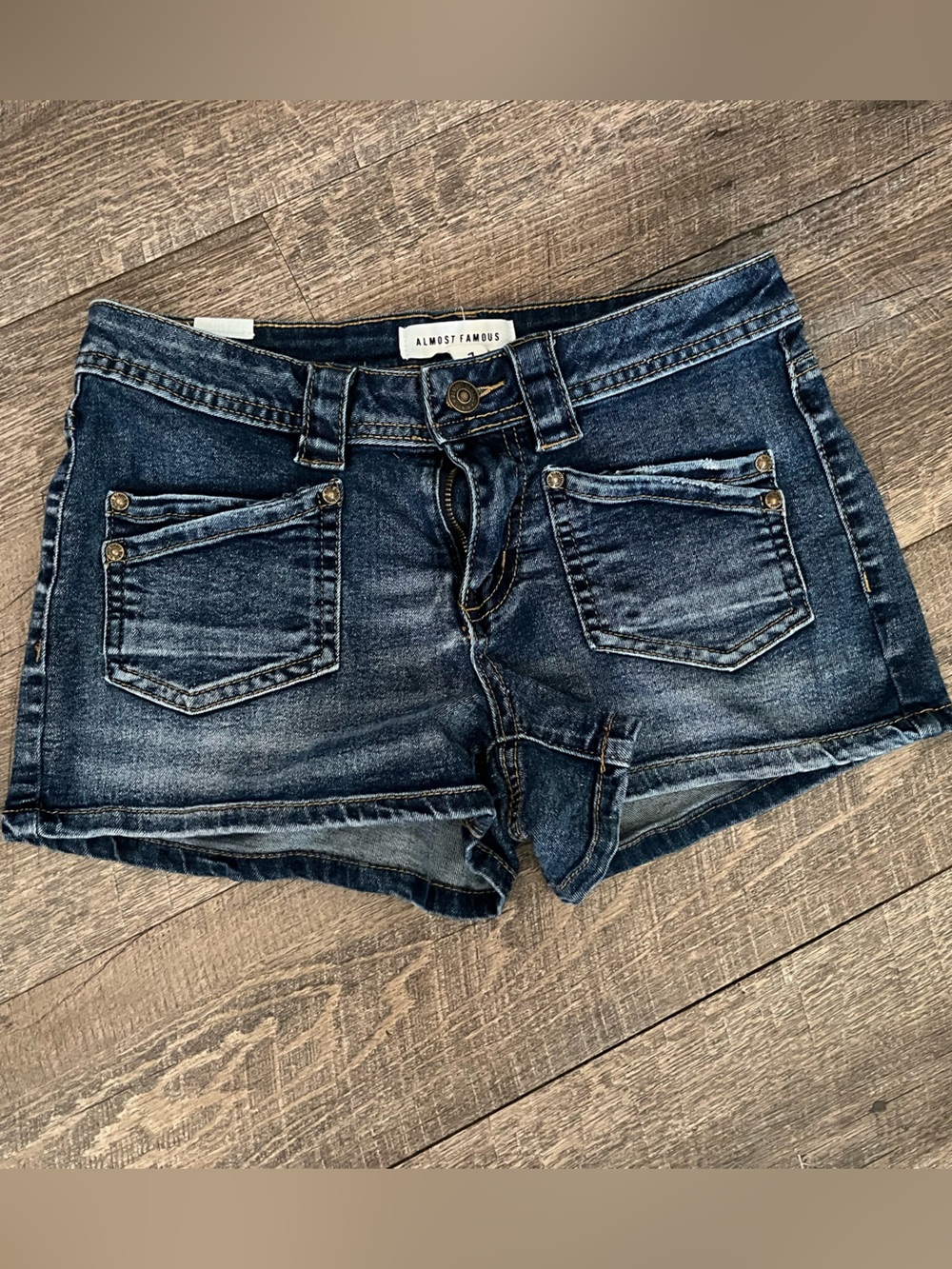 Almost Famous Dark Blue Denim Shorts